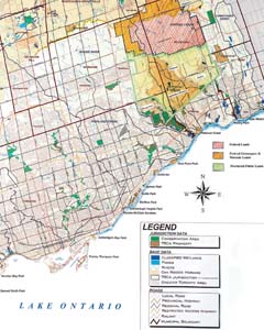 Green Durham Association - Image of Land Use Map courtesy of TRCA.