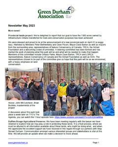 Image of the GDA Spring Newsletter 2023.